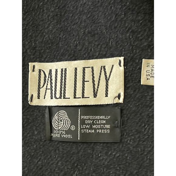 Vintage Fur Coat Paul Levy 100% Wool Gray Brow Large - Picture 3 of 13